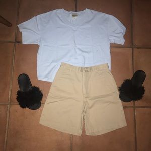 Ralph Lauren short High waist khaki tan